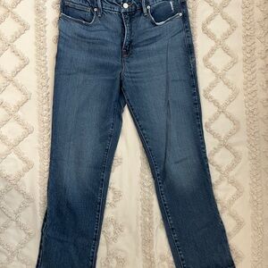 Good American Blue Straight Leg Women's Jeans